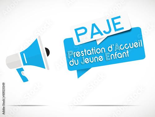 mégaphone : PAJE