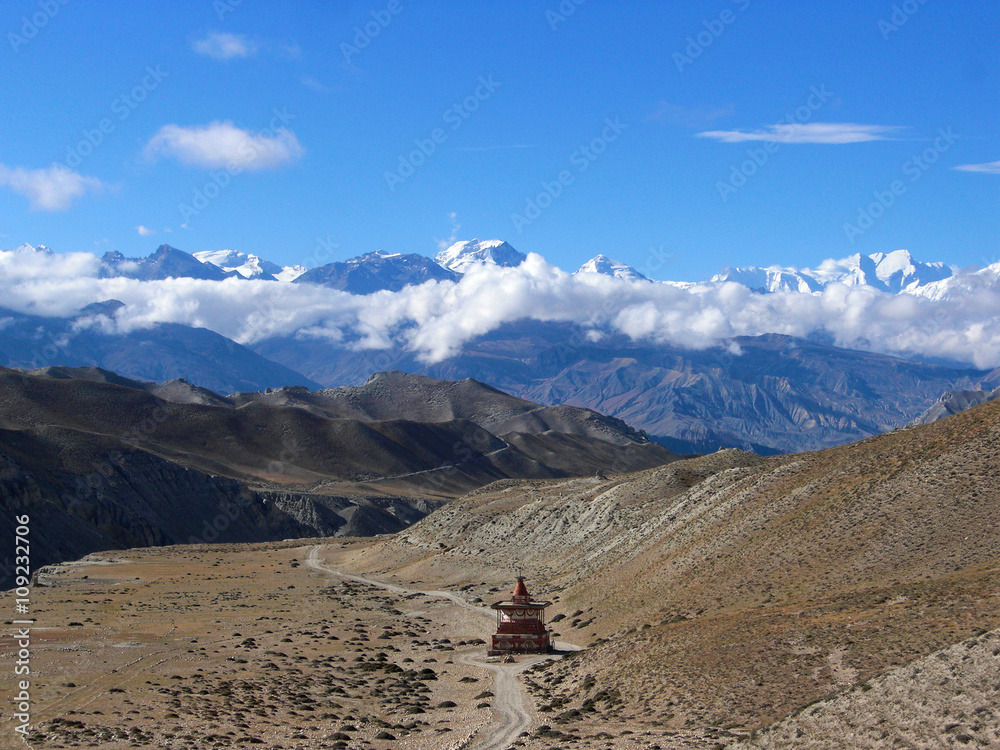 Landscape in Mustang, Nepal, 2013