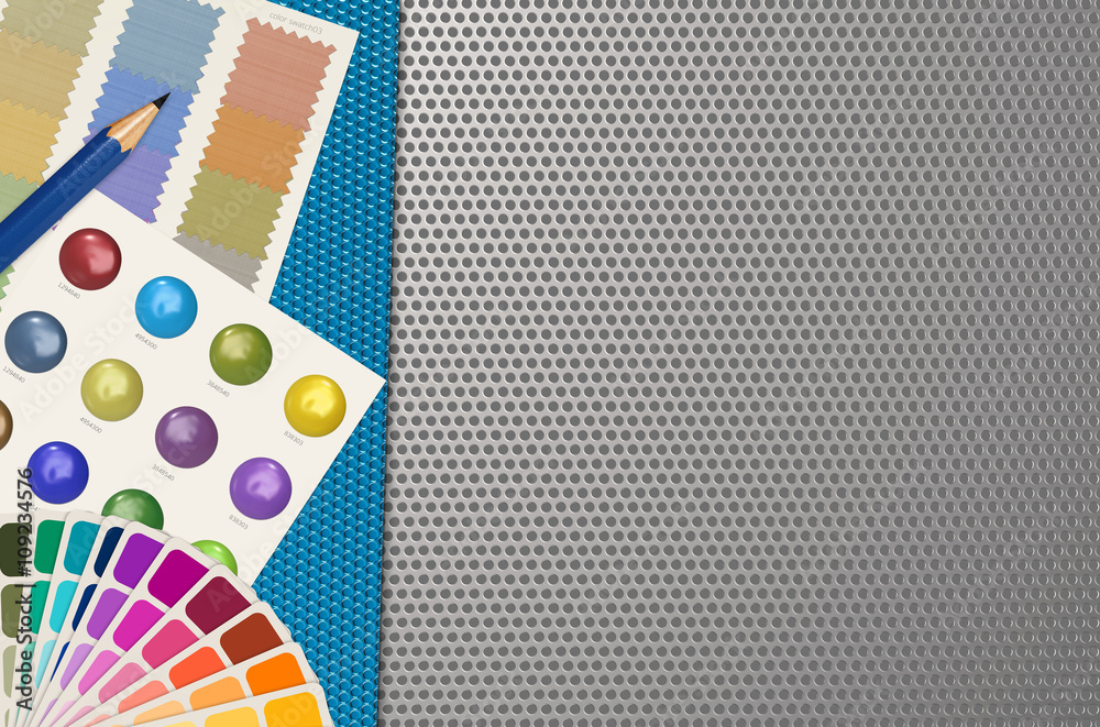 Fototapeta premium color swatch template and chart