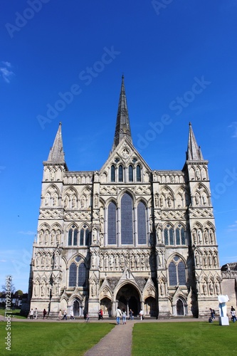 Salisbury Cathedral in spring, Wiltshire