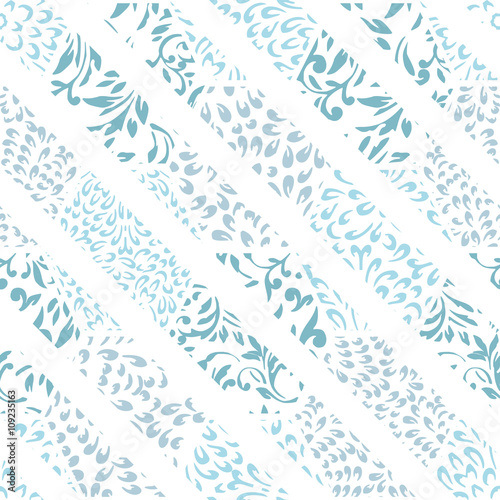 Seamless colorful background with straight lines filled with orn
