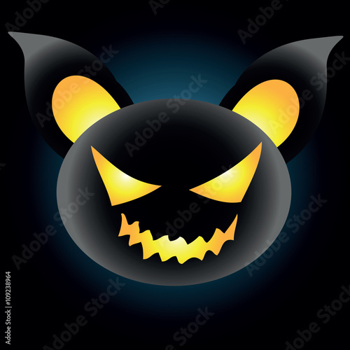 Halloween characters and buttons