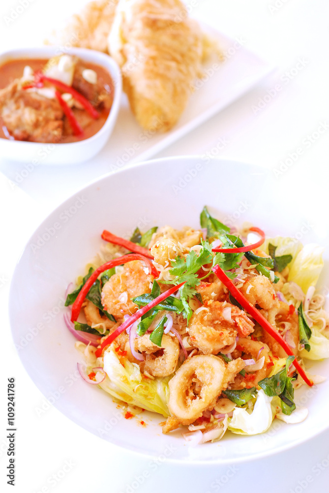 Spicy Seafood Salad