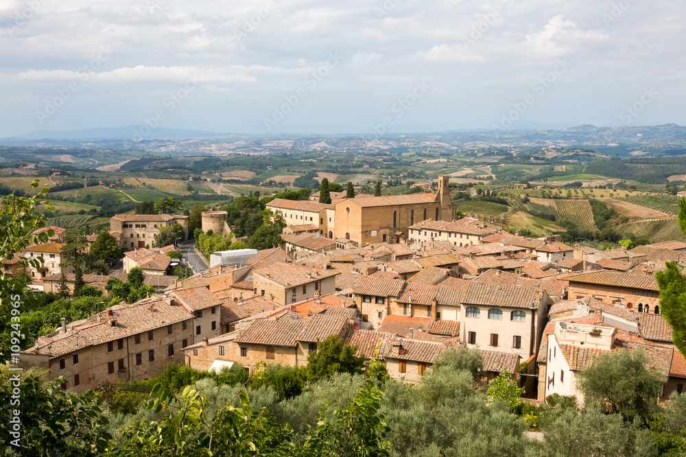 Tuscan Village of San Gimignano, Italy