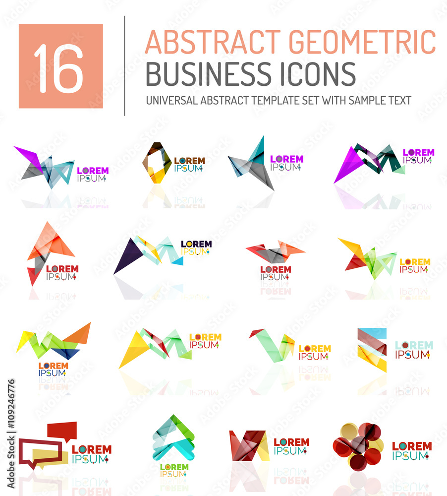 Abstract business icons Abstract business icons