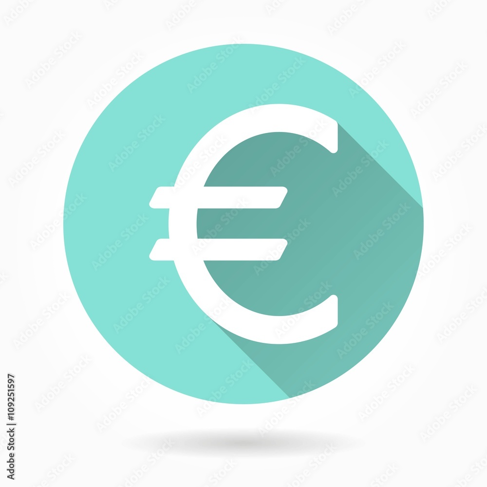 Euro vector icons. Euro vector icons.