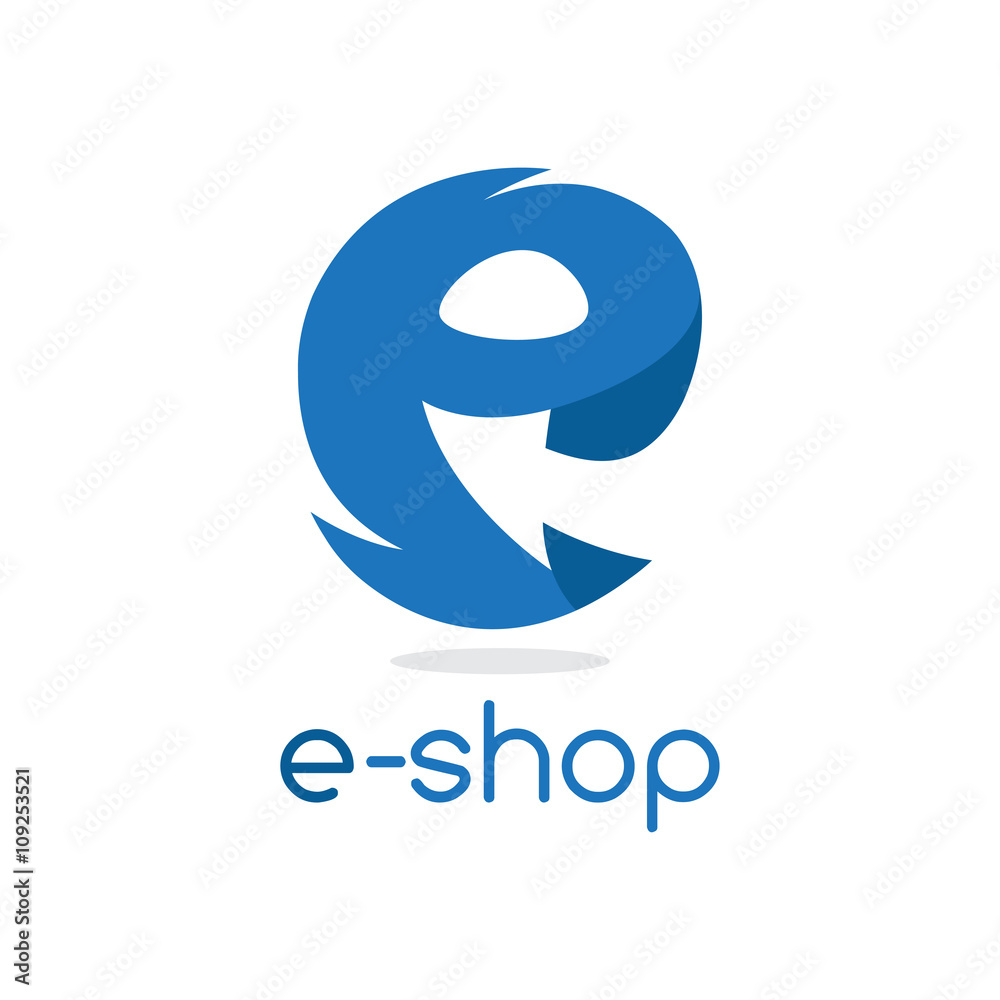 e shop flat vector design template illustration e shop flat vector design template illustration