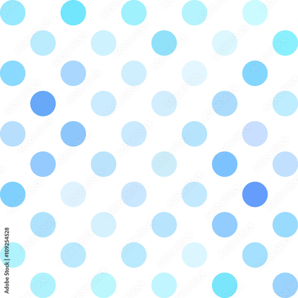 Blue Polka Dots Background, Creative Design Templates