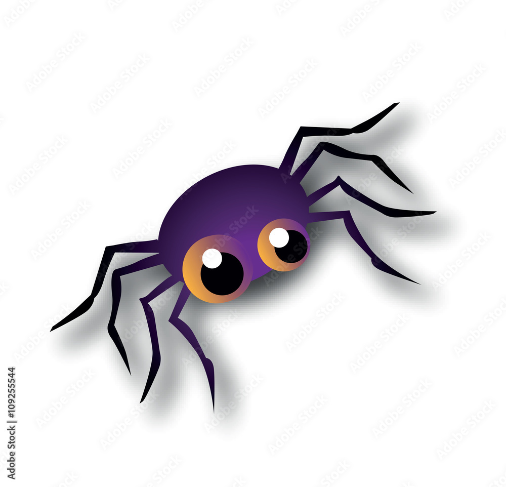 illustration of black spider illustration of black spider