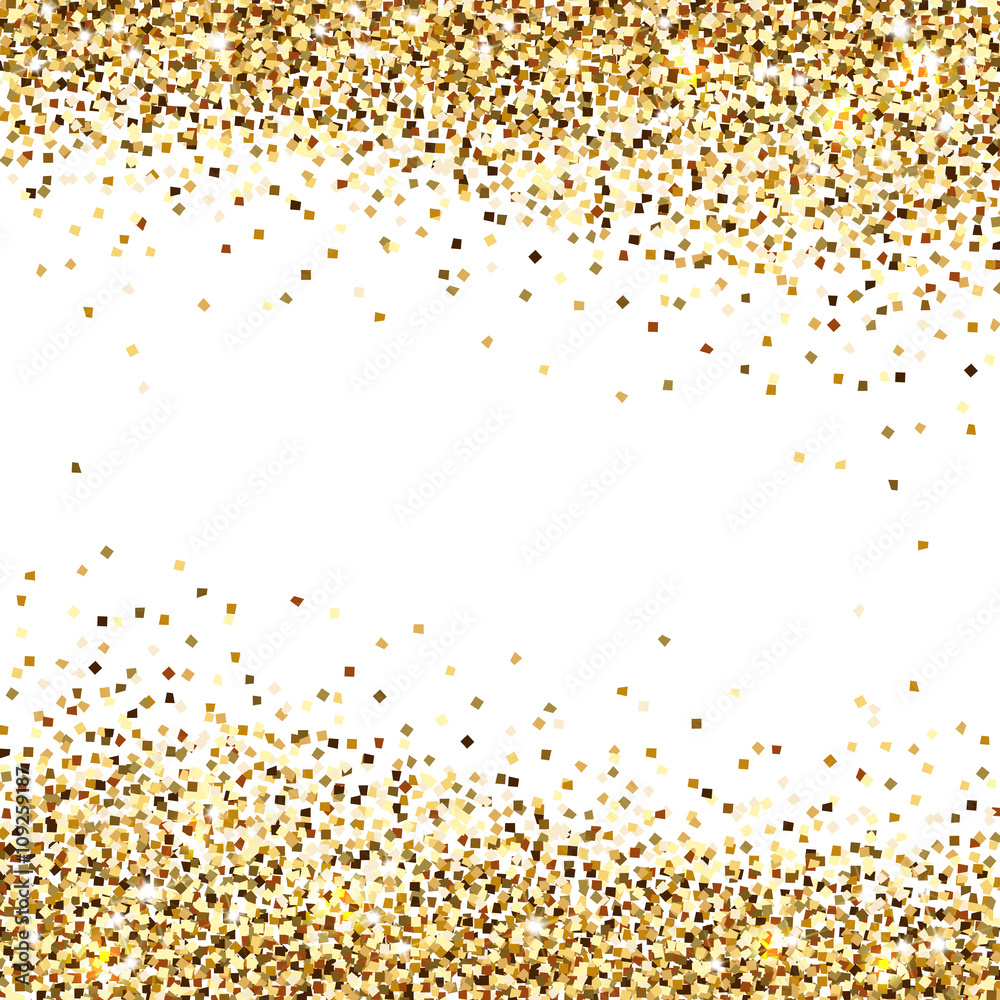 Banner of Gold Sequins