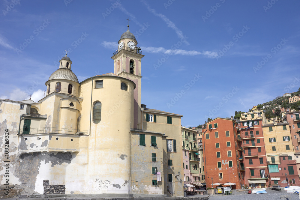 Parrocchia Basilica Santa Maria Assunta, Camogli,Ligurien,Italie