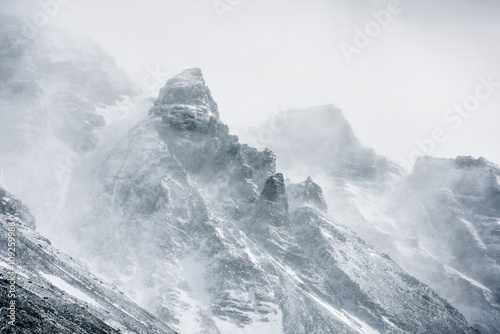 Mountains at winter photo