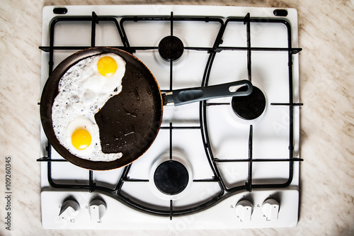 Scrambled eggs.