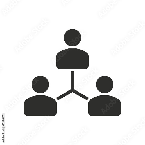 Human interaction - vector icon.