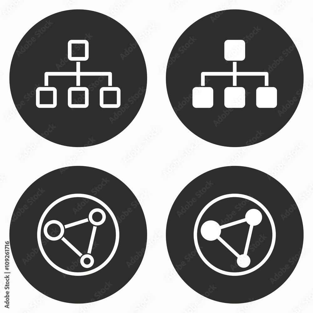 Network - vector icon. Network - vector icon.