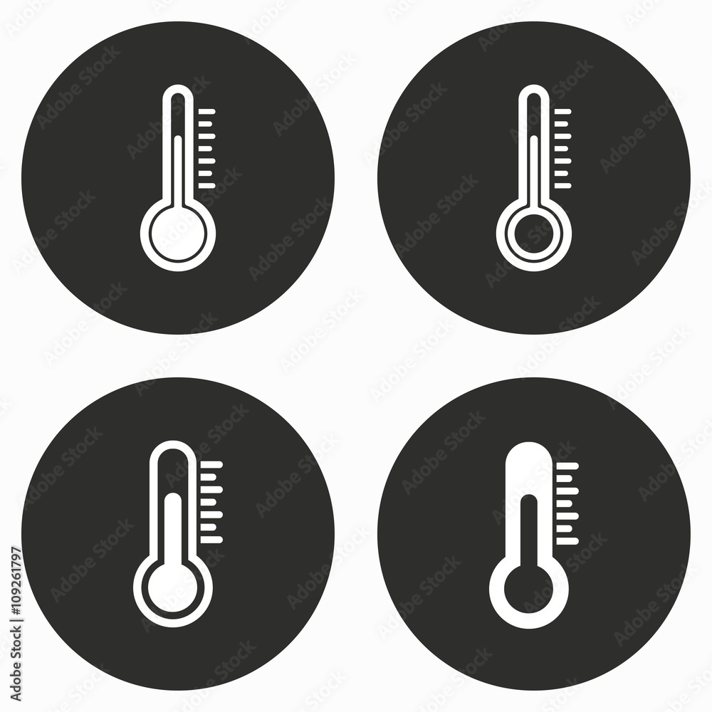 Thermometer - vector icon. Thermometer - vector icon.