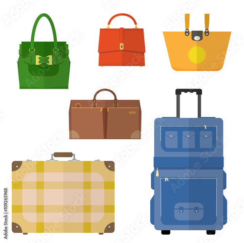 Bags vector set