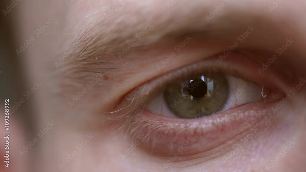 Close up of middle aged man's eyes Close up of middle aged man's eyes