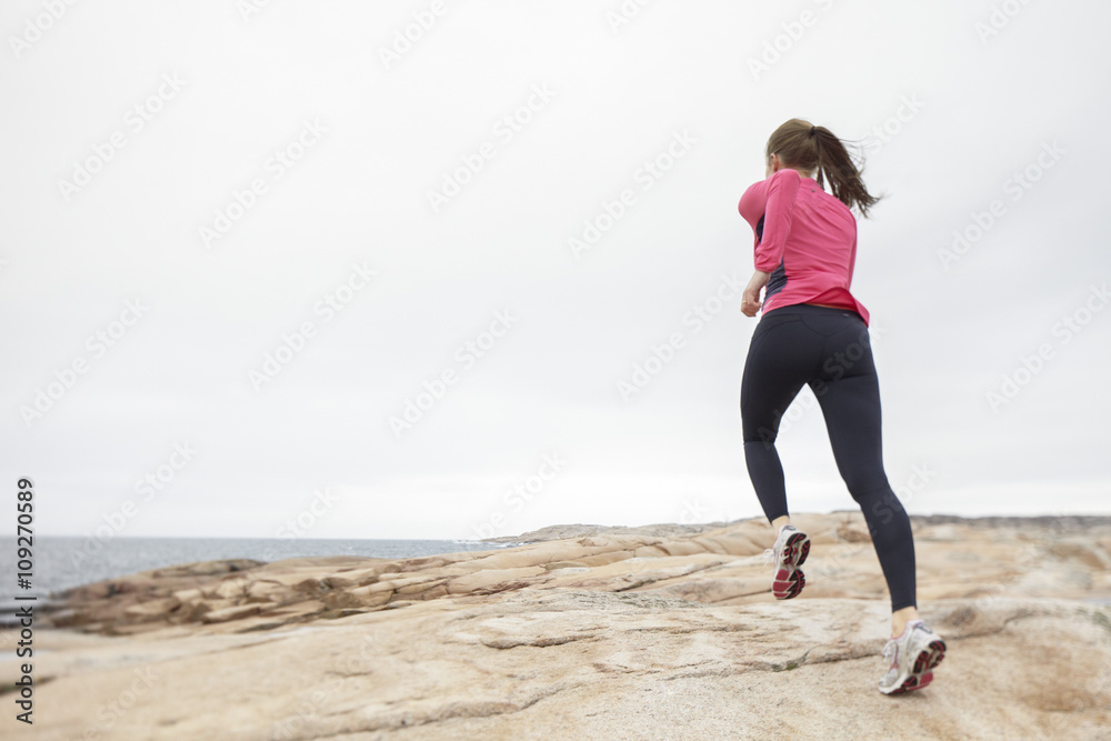 Woman jogging
