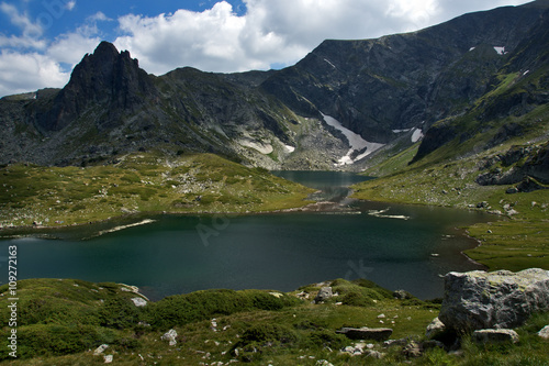 Fototapeta Naklejka Na Ścianę i Meble -  The Twin, The Seven Rila Lakes, Rila Mountain, Bulgaria