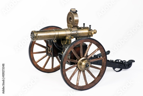 1883 Gatling Gun. photo