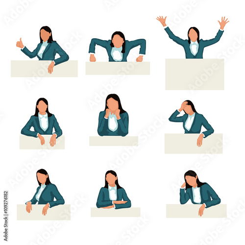 set business woman