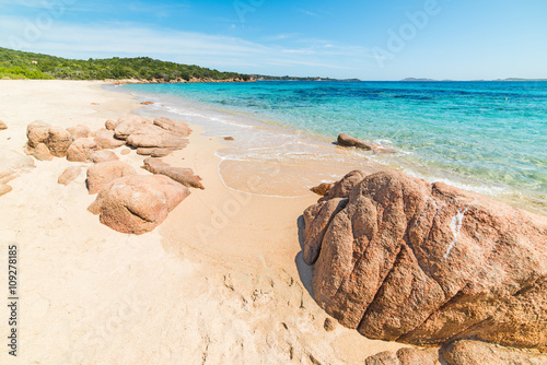 red rocks in liscia ruja beach