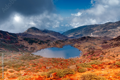 Kalapokhri Lake  Sikkim  Himalayan Mountain Range  Sikkim