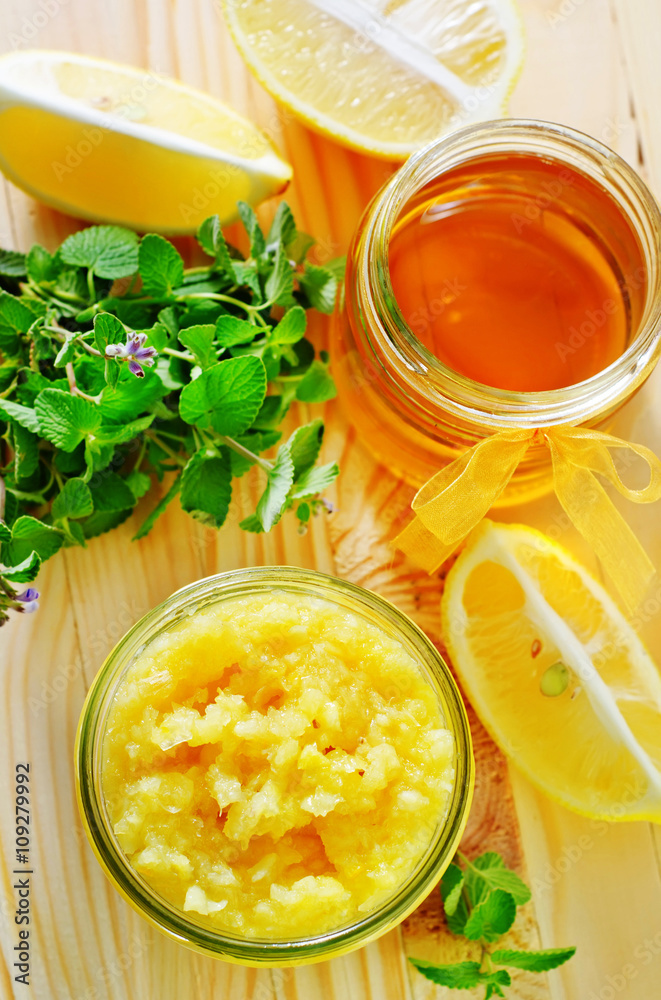 lemons jam and honey