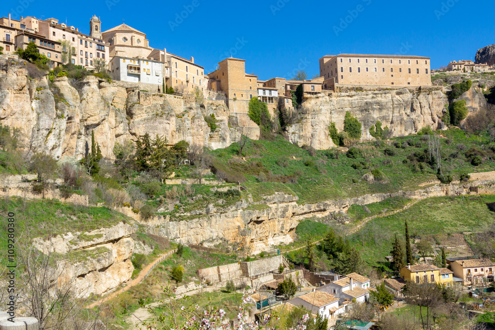 General view of the historic city of Cuenca, Spain