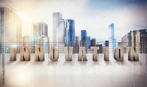 3d rendering of Business innovation view