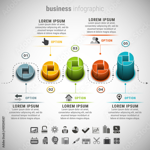 Business infographic. File contains text editable AI, EPS10,JPEG and free font link used in design.
Created with blend. Easy to adjust the height for each element.