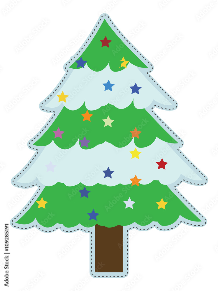 Christmas Tree Vector Christmas Tree Vector