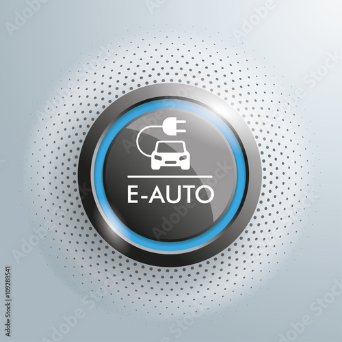 Button E-Auto Halftone