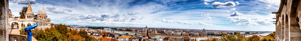 The Danube River runs through Budapest