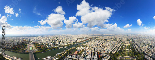 View of Paris from the Eiffel Tower © sdecoret