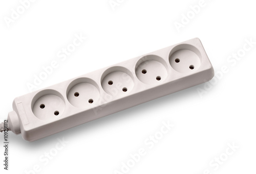 an extension cord with sockets