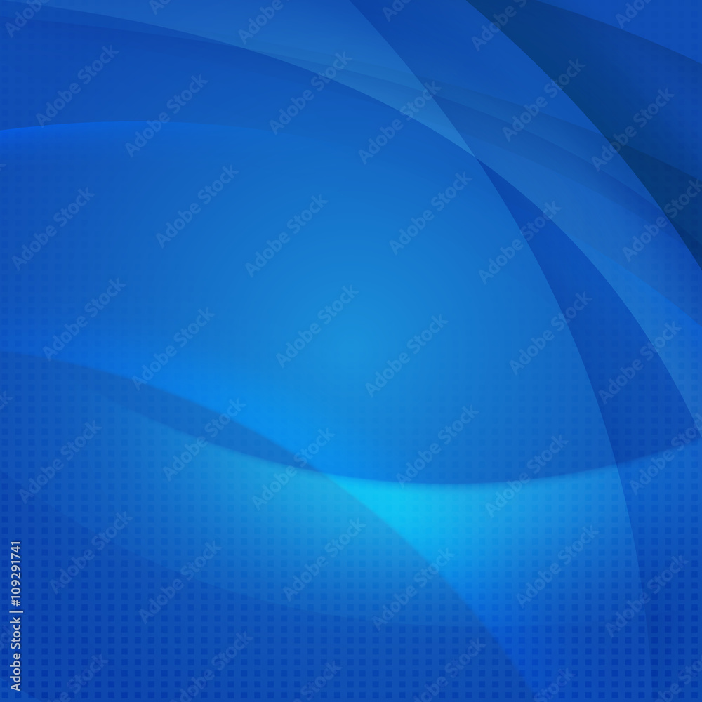 Abstract background with transparent blue wave for tech or corparate presentation concept, vector illustration