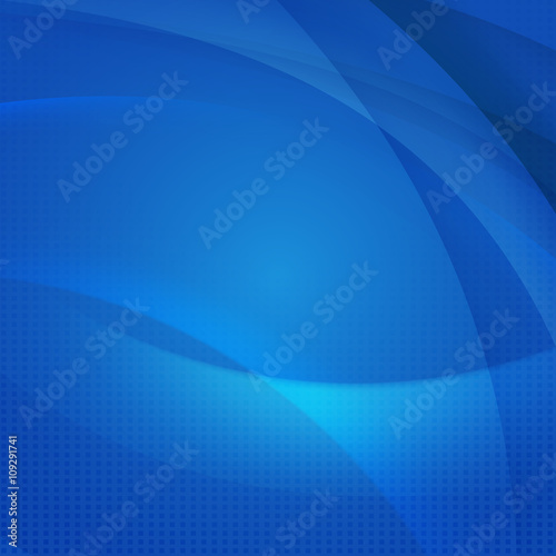 Abstract background with transparent blue wave for tech or corparate presentation concept, vector illustration photo