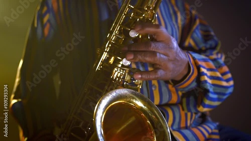 African American Jazz Musician Blues Club Performer 
