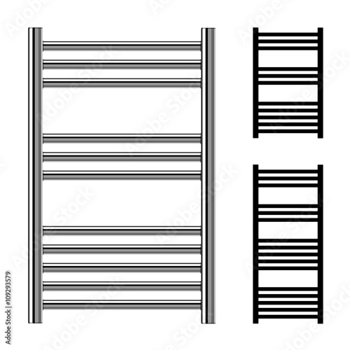 vector ladder towel rails bathroom central heating radiators