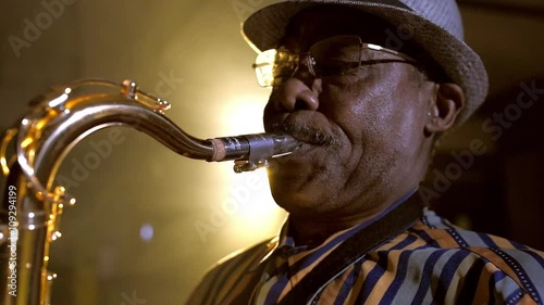 African American Jazz Musician Blues Club Performer 