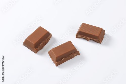pieces of chocolate