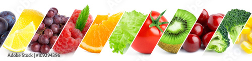 Fotografie Fresh color food