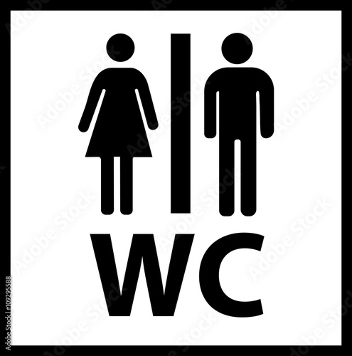 WC Icon. WC Icon Vector. WC Icon eps. WC Icon Image.  WC icon simple.