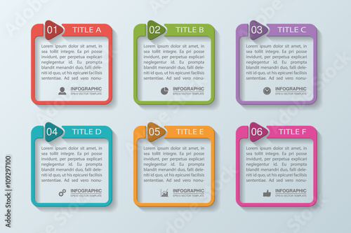 Vector infographic template