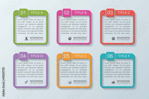 Vector infographic template