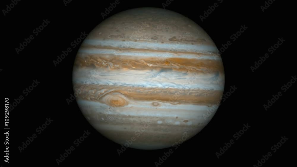 Planet Jupiter animation