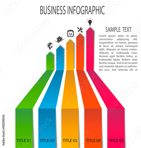 Infographic - Vector Template photo