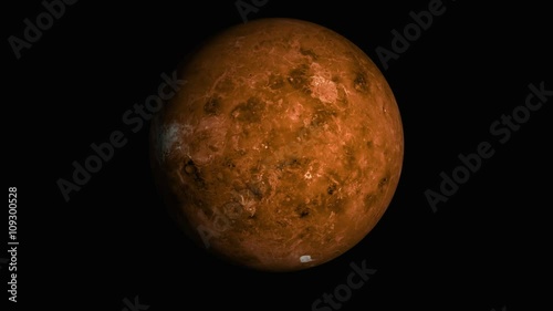 Planet Venus animation